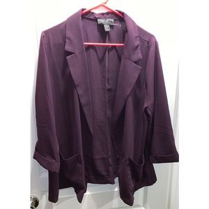 Purple blazer